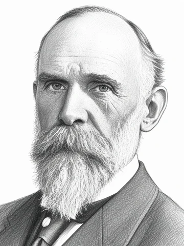 Pencil portrait of J. William Lloyd